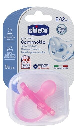 Chicco gommotto silicone bimba 6-16 mesi 1 pezzo