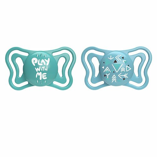 Chicco Light Succhietto Azzurro Silicone 16-36 Mesi 2 Pezzi