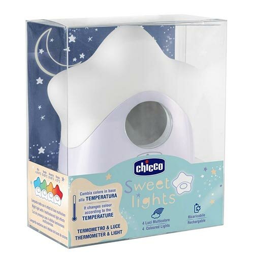 Chicco Luce Notte Termometro Ricaricabile 