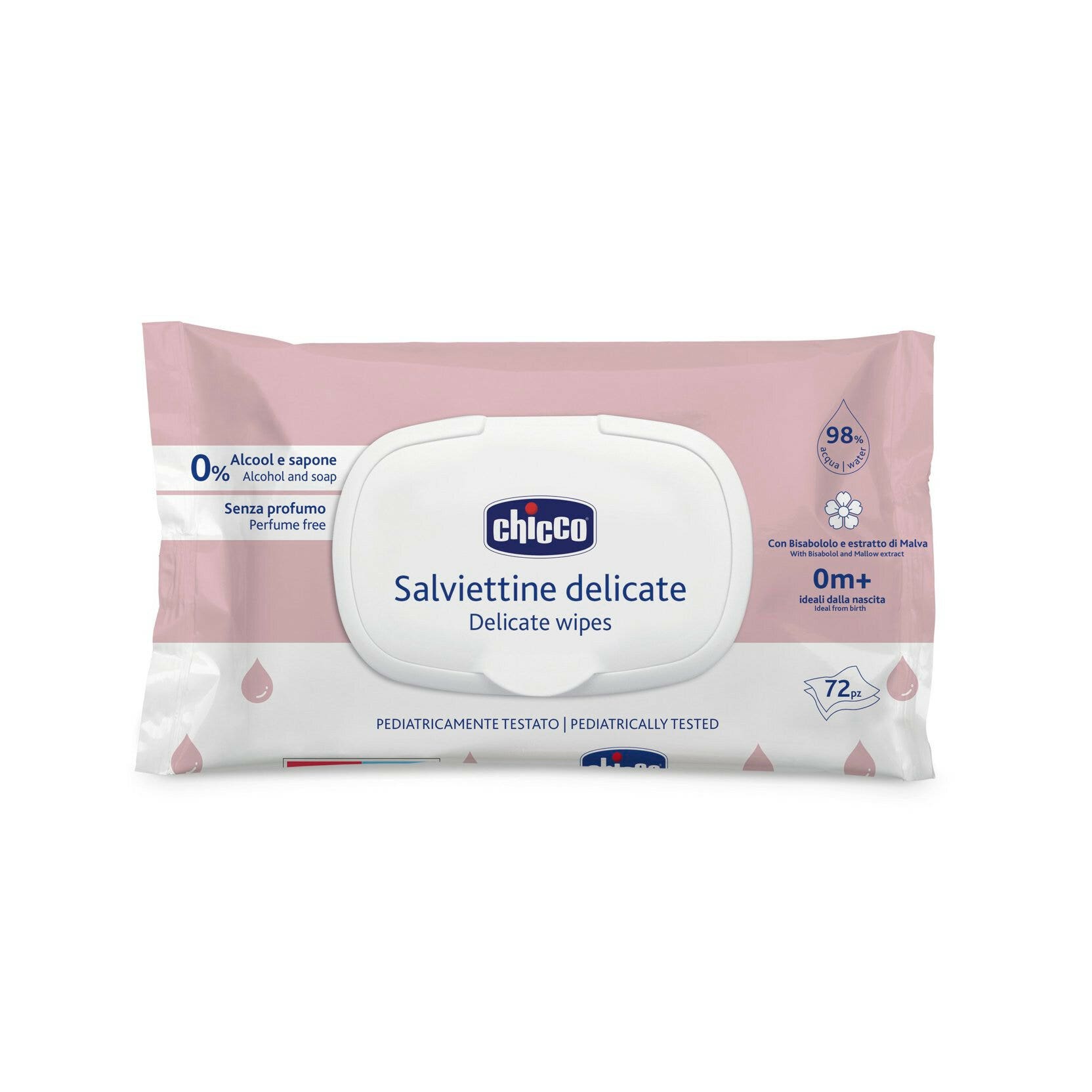 Chicco salviettine delicate 72 pezzi