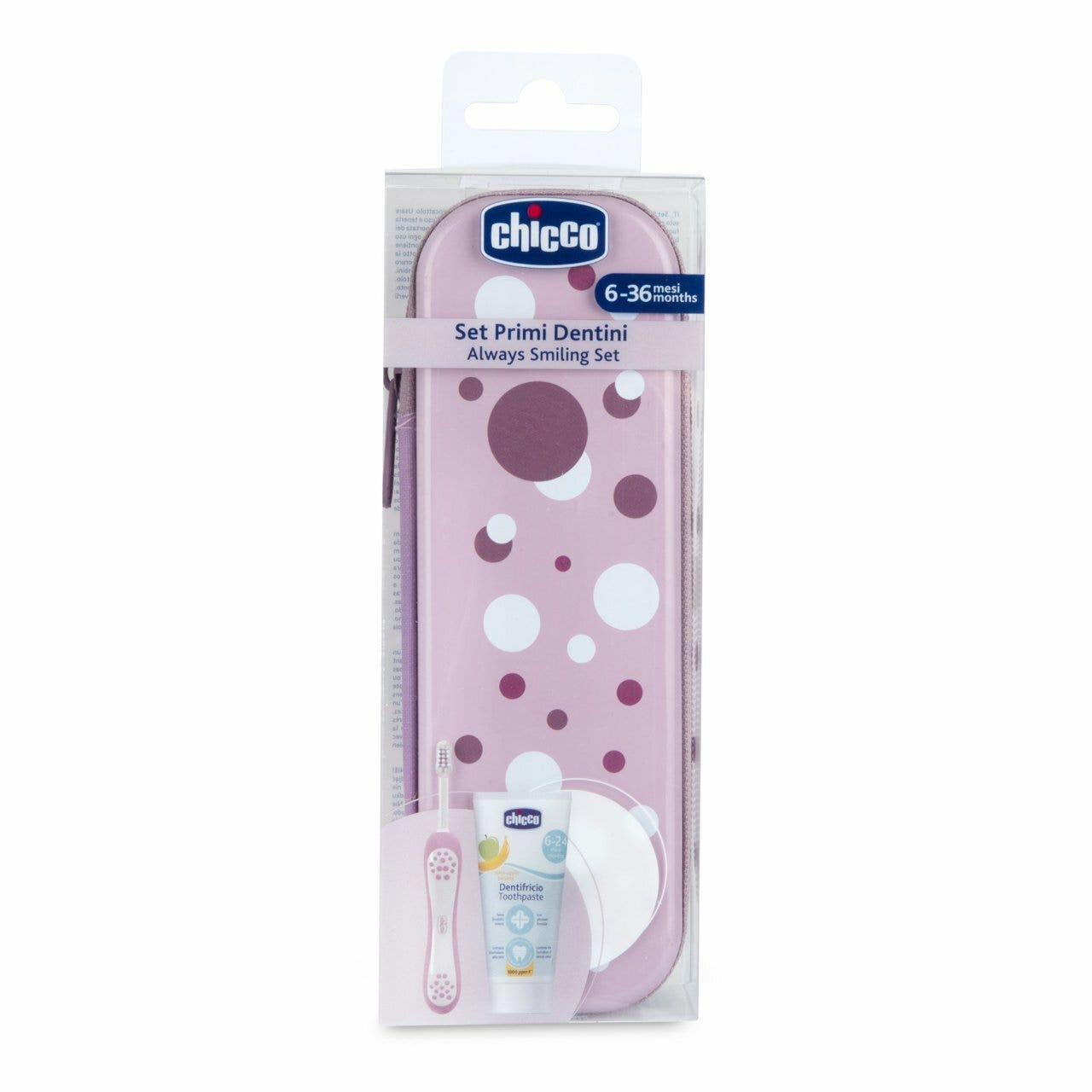 Chicco set dentale 6mesi+ rosa