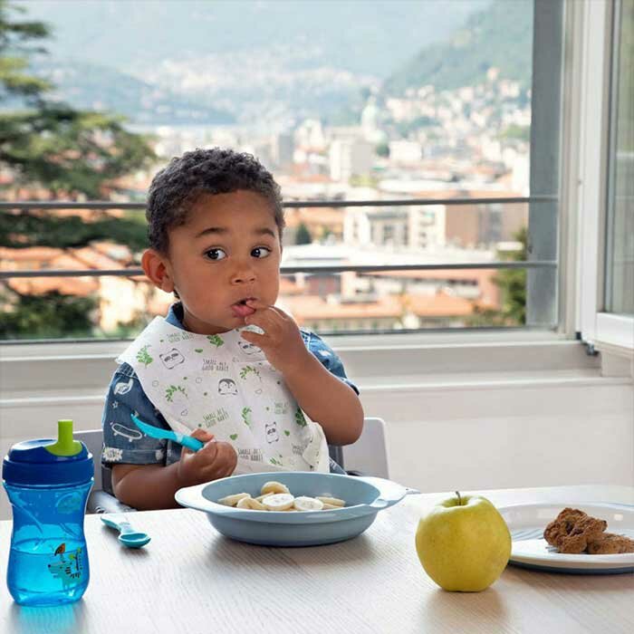 Chicco Set Pappa 12 mesi + Azzurro