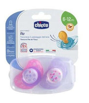 Chicco succhietto air lumi in caucciu' 6-16 mesi 2 pezzi