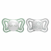 Chicco succhietto light lumi silicone 16-36m 2 pezzi