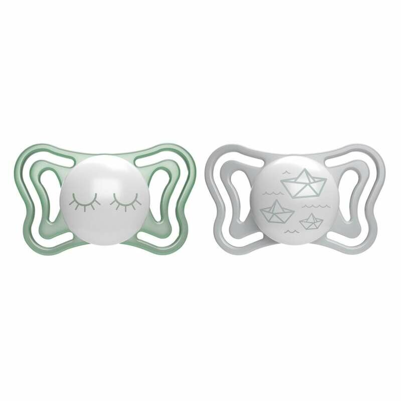 Chicco succhietto light lumi silicone 16-36m 2 pezzi