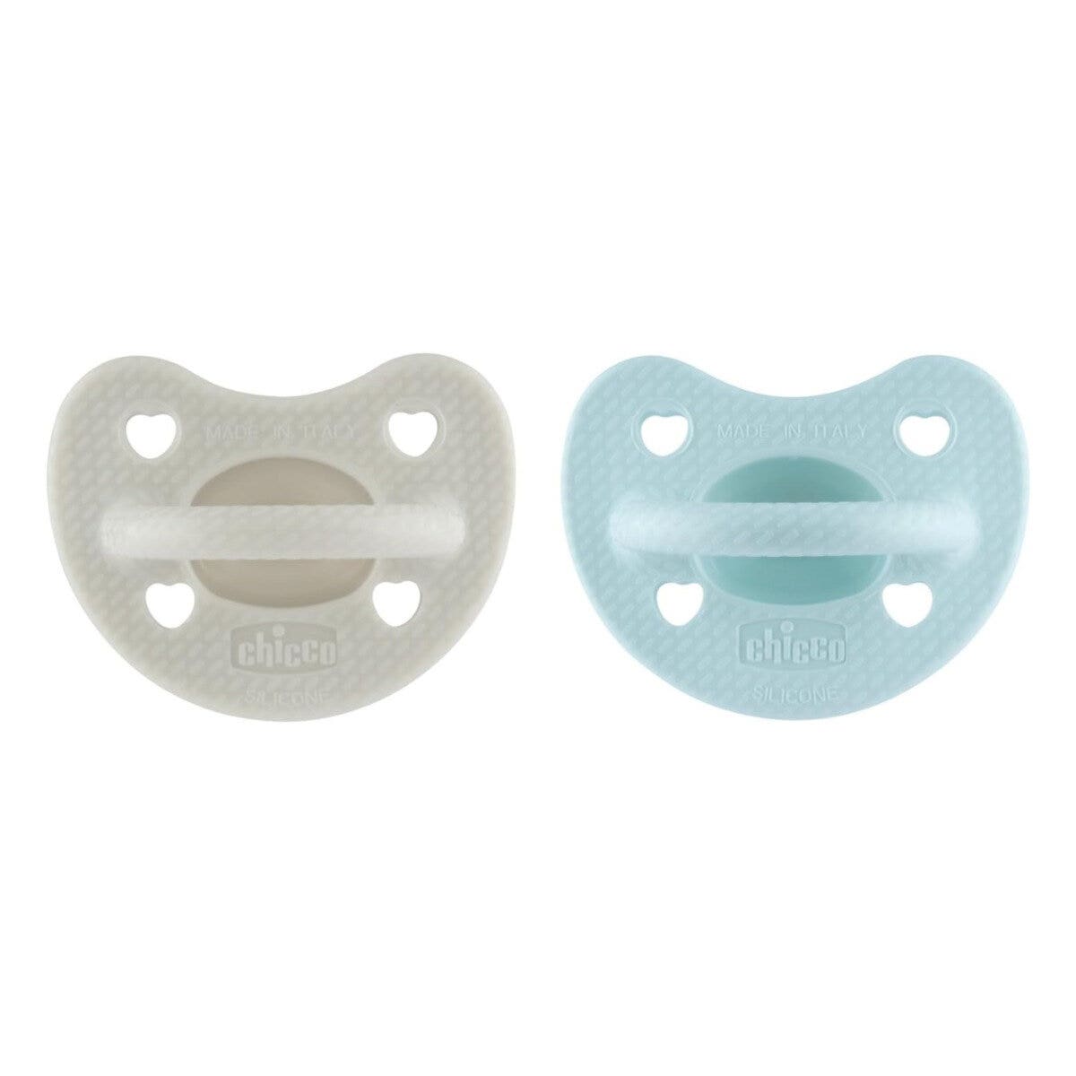Chicco succhietto physioforma soft luxe 6-16m bambino 2 pezzi