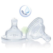 Chicco tettarella perfect 5 0m in silicone 1 foro 2 pezzi