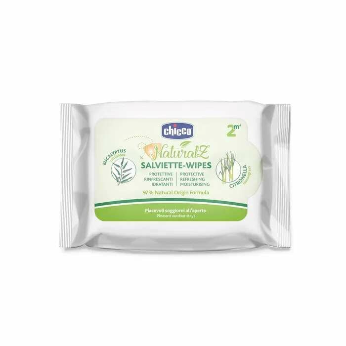 Chicco zanza salviette naturale 20 pezzi
