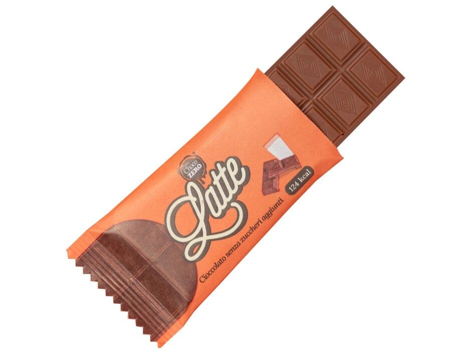 Choco zero tavoletta cioccolato al latte senza zuccheri aggiunti 25g