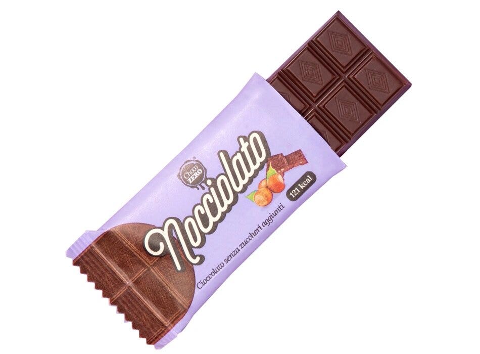 Choco zero tavoletta nocciolato fondente senza zuccheri aggiunti 25g