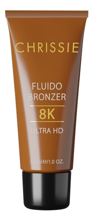 Chrissie fluido bronzer 8k ultra hd 30 ml