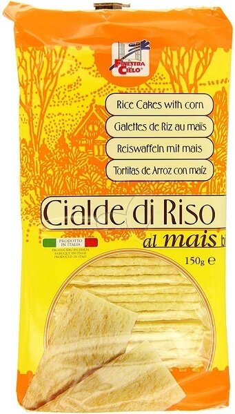 Cialde di riso e mais con sale bio 150 g