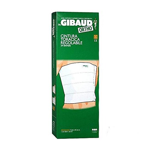 Cintura elastica toracica regolabile 3 bande gibaud ortho misura 1