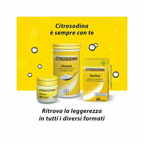 Citrosodina Effervescente Digestivo Al Limone 20 Bustine