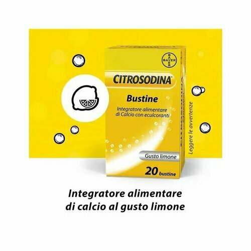 Citrosodina Effervescente Digestivo Al Limone 20 Bustine