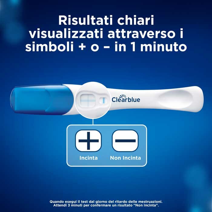 Clearblue test gravidanza pregnancy visual 2 stick