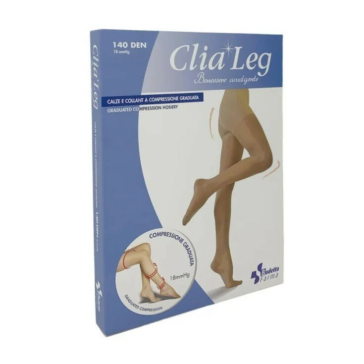Clialeg collant 140d clear 2