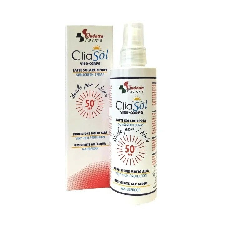 Cliasol latte solare spray spf50 200 ml