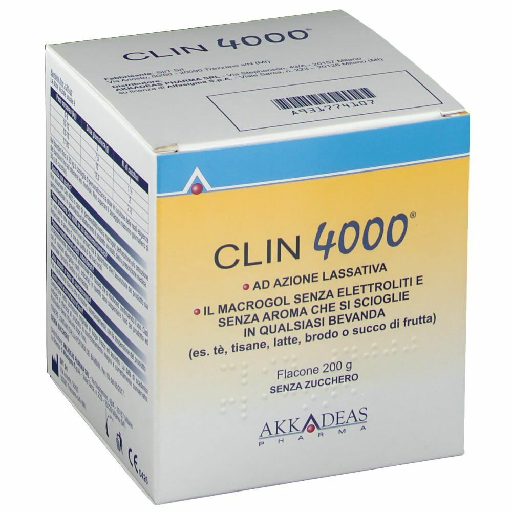 Clin 4000 lassativo polvere 200 g