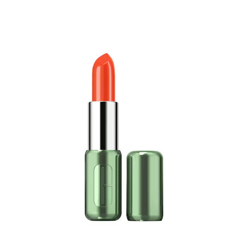 Clinique pop longwear lipstick rossetto shine flame