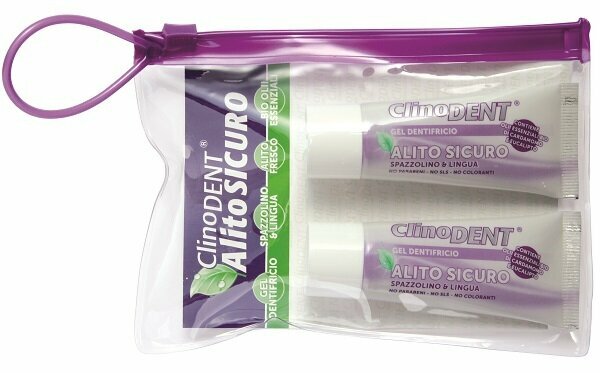 Clinodent gel dentifricio alito 2 pezzi