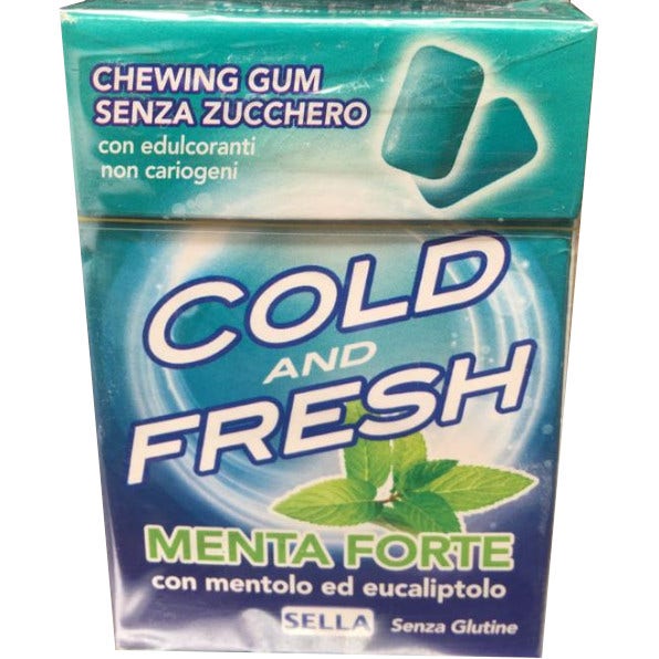 Cold and fresh chewing gum senza zucchero 20 pezzi