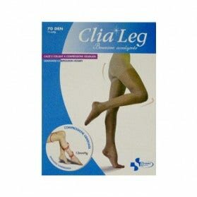 Collant clialeg calibrato 70 denari colore visone taglia 5