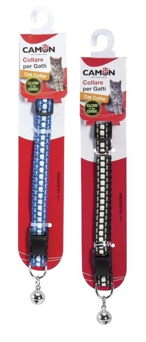 Collare elastico per gatto glow in the dark 10 mm x 2/300