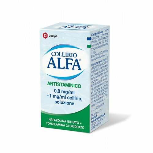 Collirio Alfa Antistaminico Tonzilamina cloridrato 10 ml