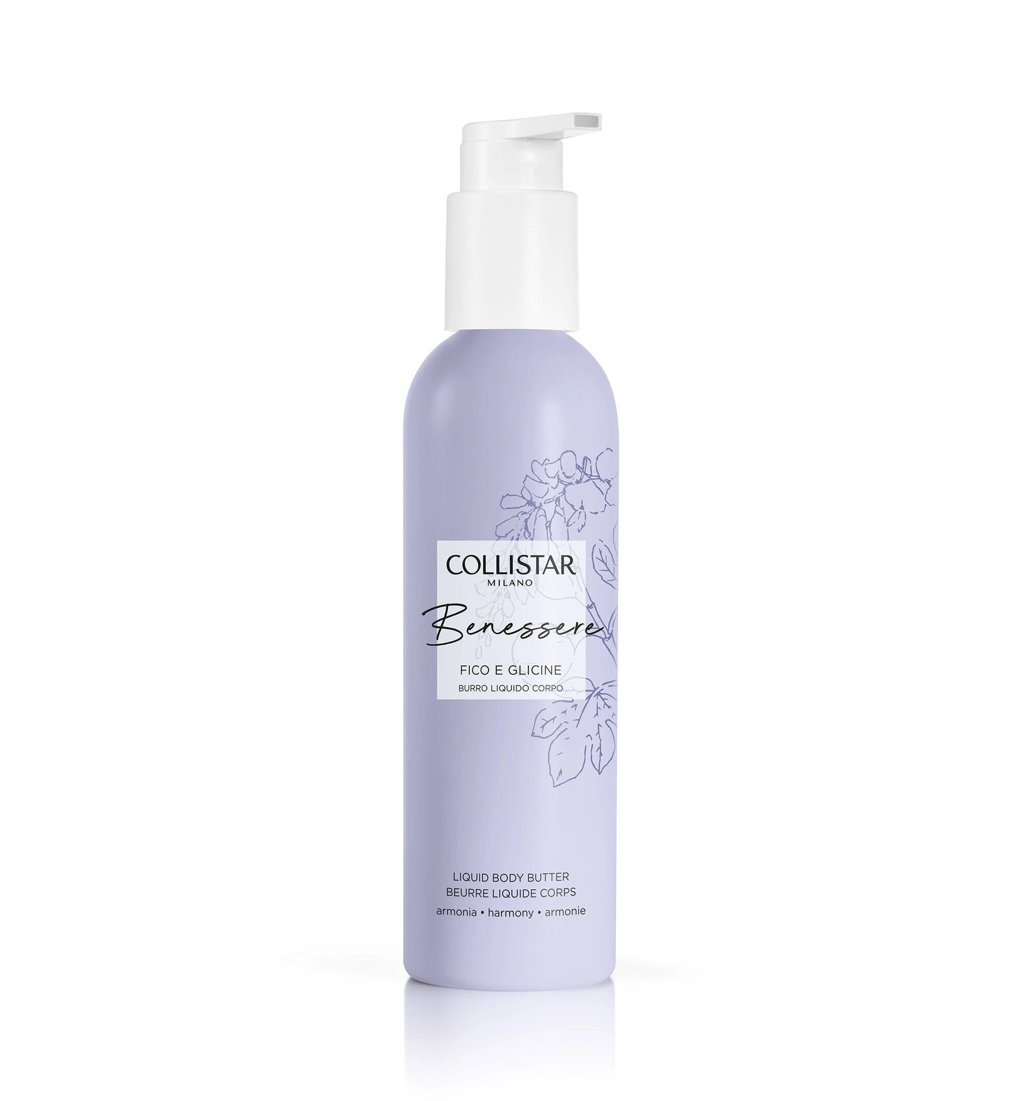 Collistar benessere fico e glicine burro liquido corpo 200ml