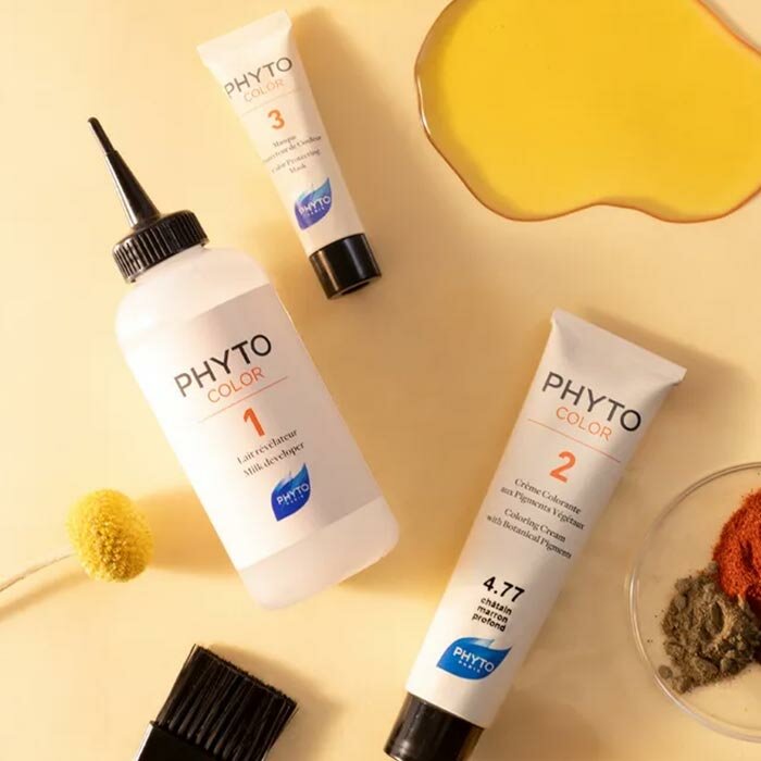 Color kit 3 castano scuro 1 latte 50 ml + 1 crema 50 ml + 1 maschera 12 ml