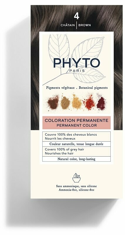 Color kit 4 castano 1 latte 50 ml + 1 crema 50 ml + 1 maschera 12 ml