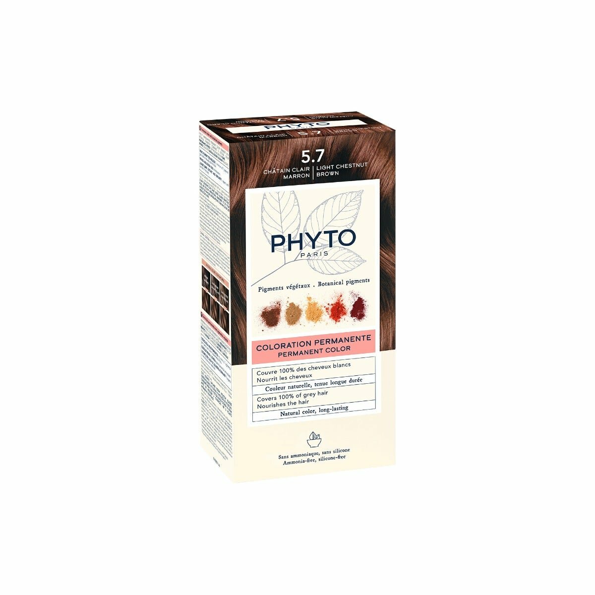 Color kit 5,7 castano chiaro tabacco 1 latte 50 ml + 1 crema 50 ml + 1 maschera 12 ml