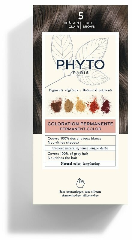Color kit 5 castano chiaro 1 latte 50 ml + 1 crema 50 ml + 1 maschera 12 ml
