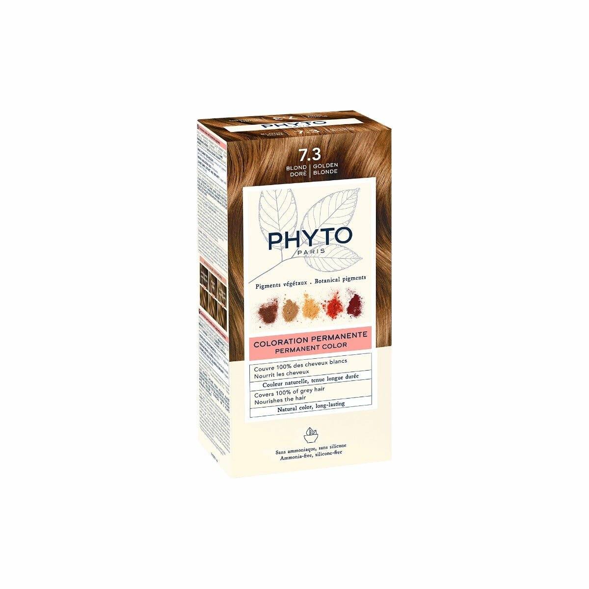 Color kit 7,3 biondo dorato 1 latte 50 ml + 1 crema 50 ml + 1 maschera 12 ml