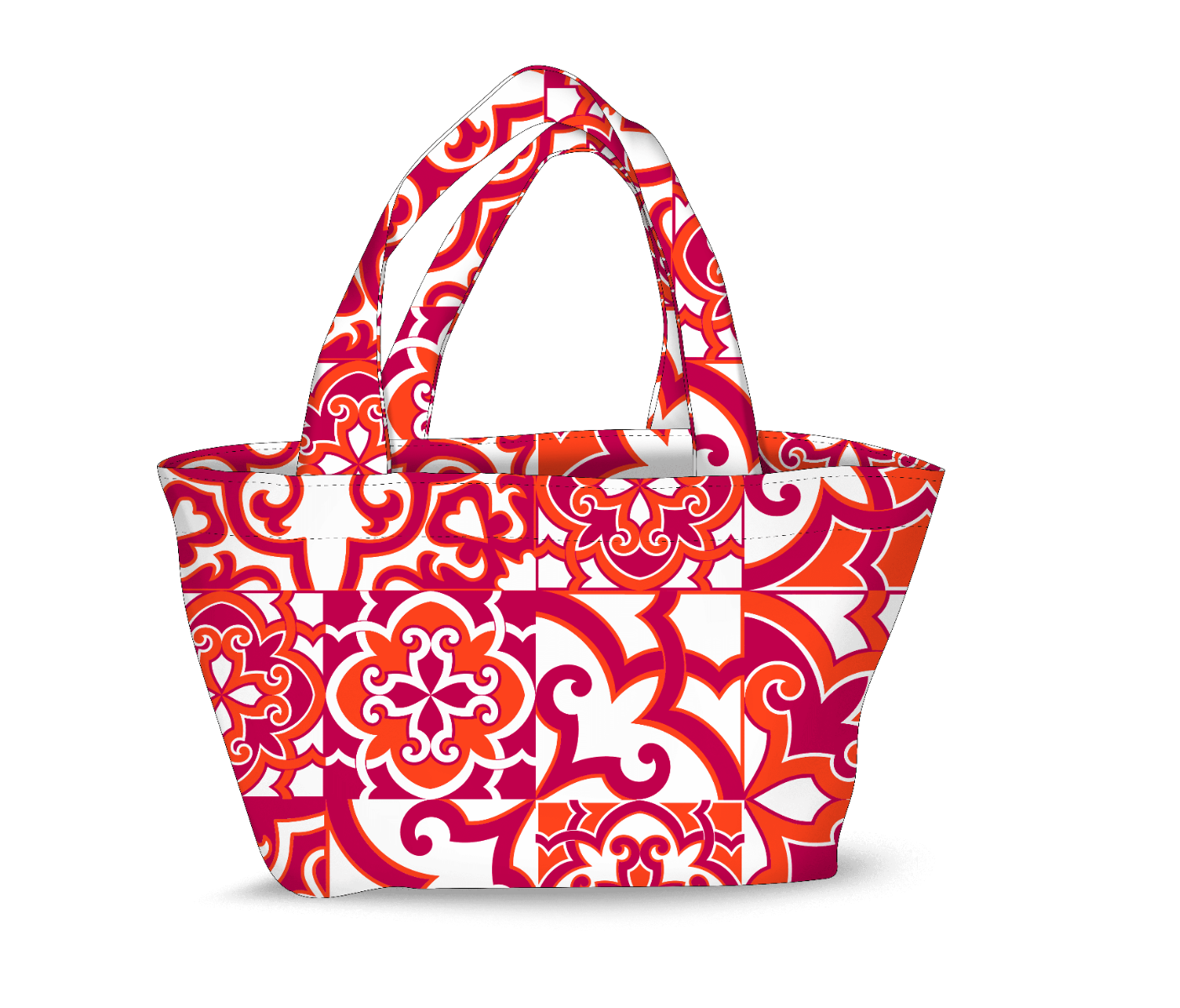 Colors poche bag red