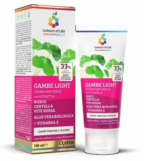 Colours of life skin supplement gambe light crema 100 ml