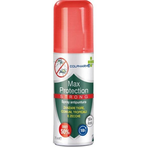 Colpharma spray repellente antizanzare max protection strong 75 ml