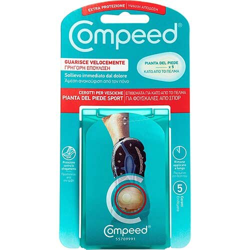 Compeed Vesciche Pianta Del Piede Sport 5 Cerotti