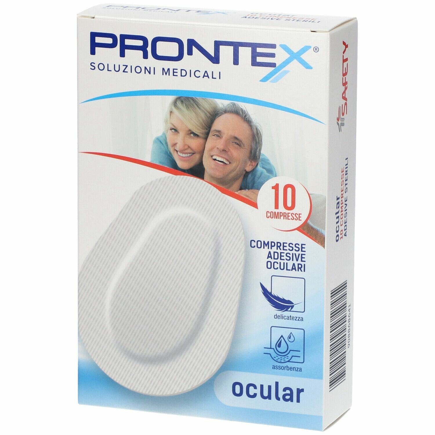 Compressa prontex ocular compressa adesiva oculare 10 pezzi
