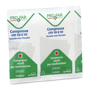 Compresse in tessuto non tessuto 10 x 10 cm 25 pezzi profar