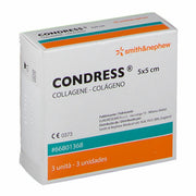 Condress medicazione con collagene equino cicatrizzante 5x5 cm 3 pezzi