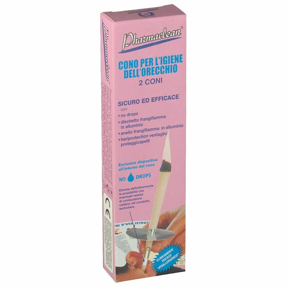 Cono pulizia orecchio pharmaclean 2 pezzi