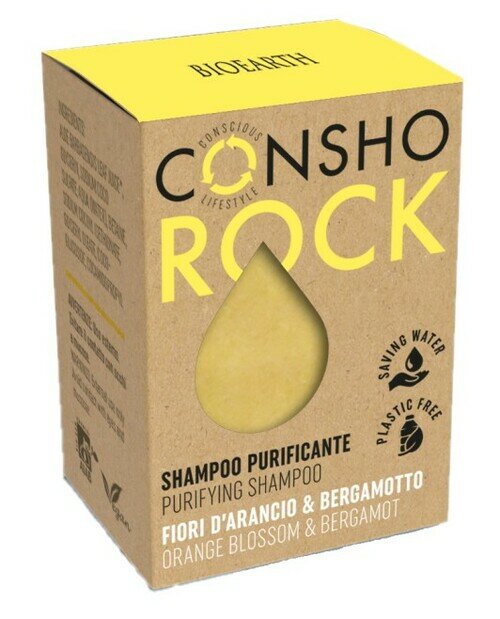 Consho rock shampoo purificante fiori arancio & bergamotto 50 g