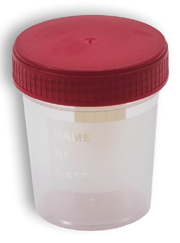 Contenitore per urina da 120ml pharmamentis con tappo a vite