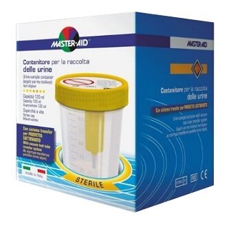 Contenitore raccolta urina sottovuoto master-aid 120 ml