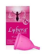 Coppetta mestruale lybera coppetta igienica fucsia edition taglia 1