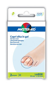 Copri dita master-aid in gel l 2 pezzi