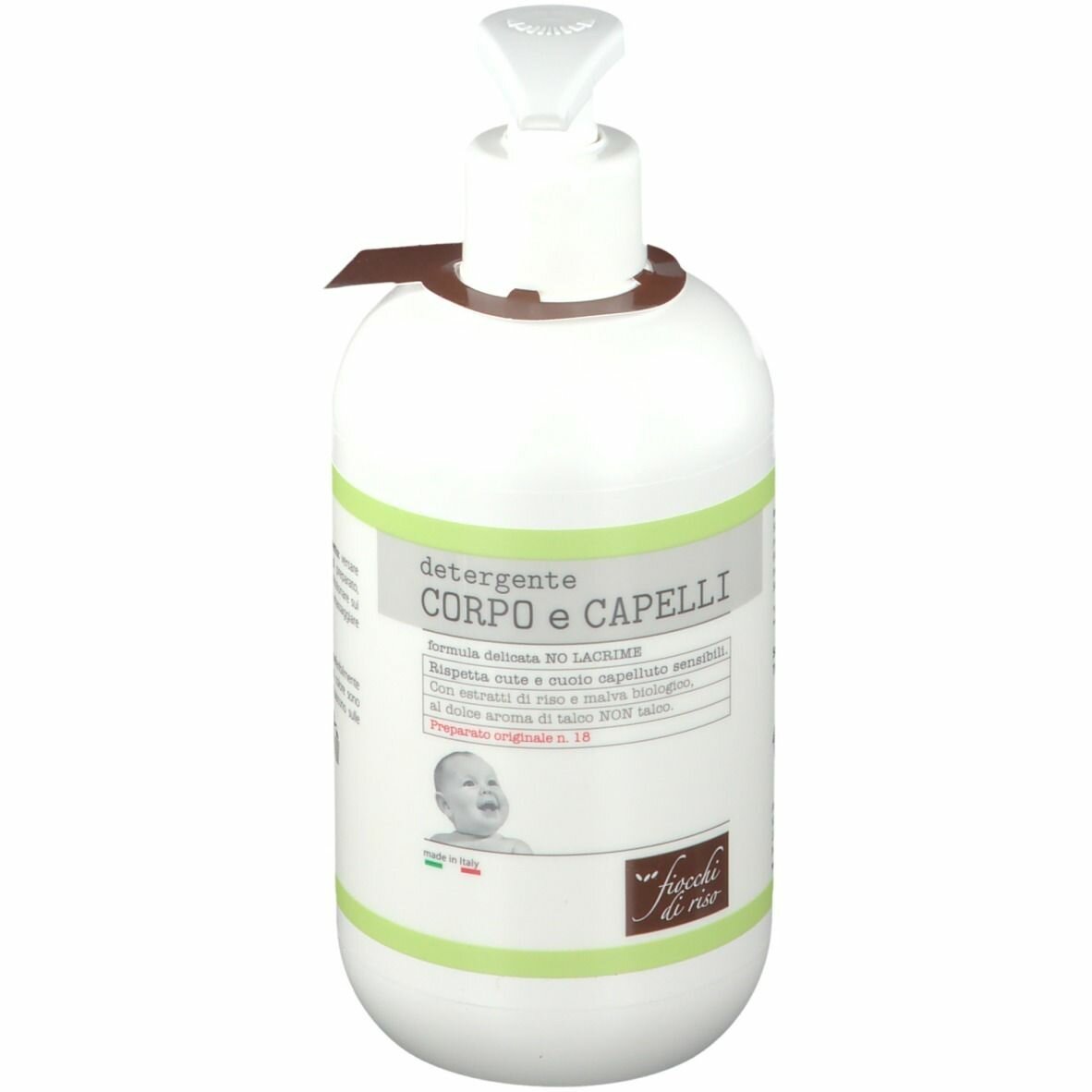 Fiocchi di Riso Detergente Corpo e Capelli Talco 400 ml