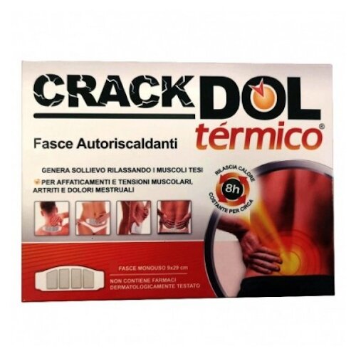 Crackdol termico cerotto autoriscaldante 6 pezzi